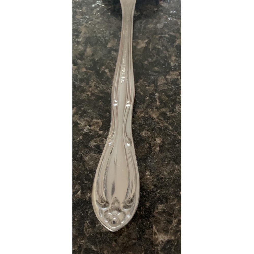 Stainless Flatware Set 12 Piece USA Vintage American Products 1950s Rosalie - Picture 2 of 3